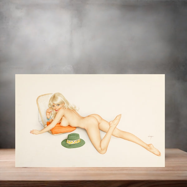 Alberto Vargas sexy pinup metal posters. Multiple sizes and photos. Playboy v3