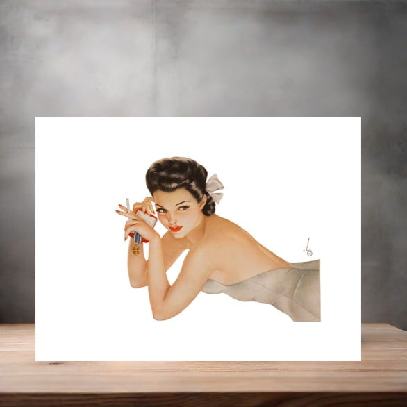 Alberto Vargas sexy pinup metal posters. Multiple sizes and photos. Playboy v3