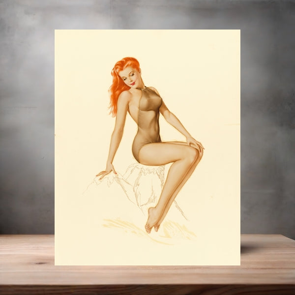 Alberto Vargas sexy pinup metal posters. Multiple sizes and photos. Playboy v3