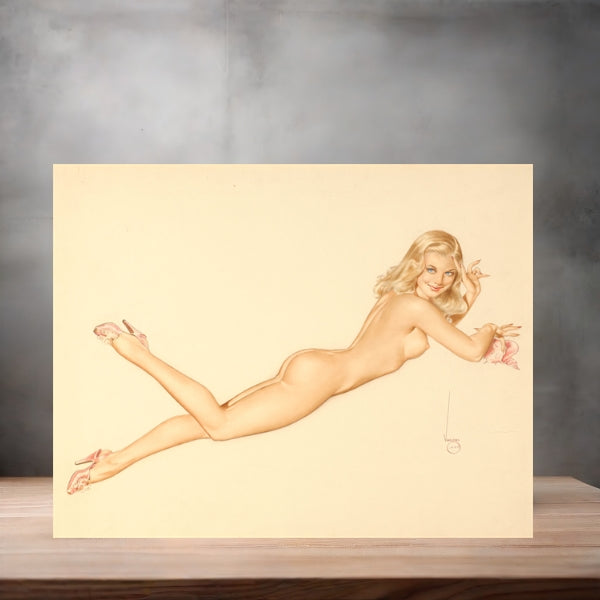 Alberto Vargas sexy pinup metal posters. Multiple sizes and photos. Playboy v3
