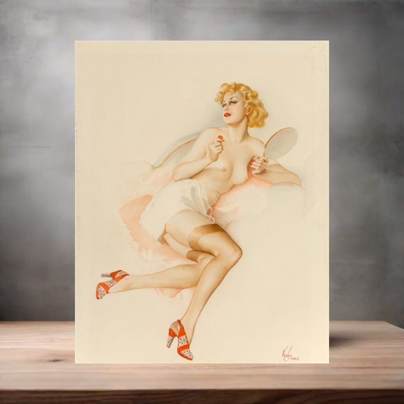 Alberto Vargas sexy pinup metal posters. Multiple sizes and photos. Playboy v3