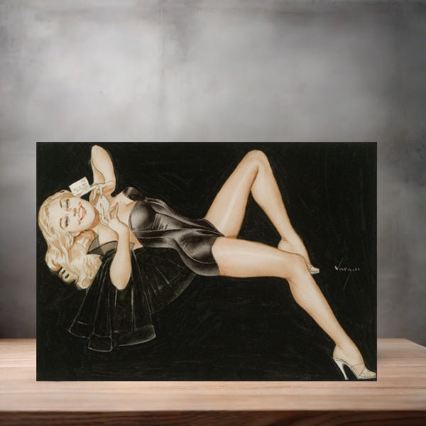 Alberto Vargas sexy pinup metal posters. Multiple sizes and photos. Playboy v3