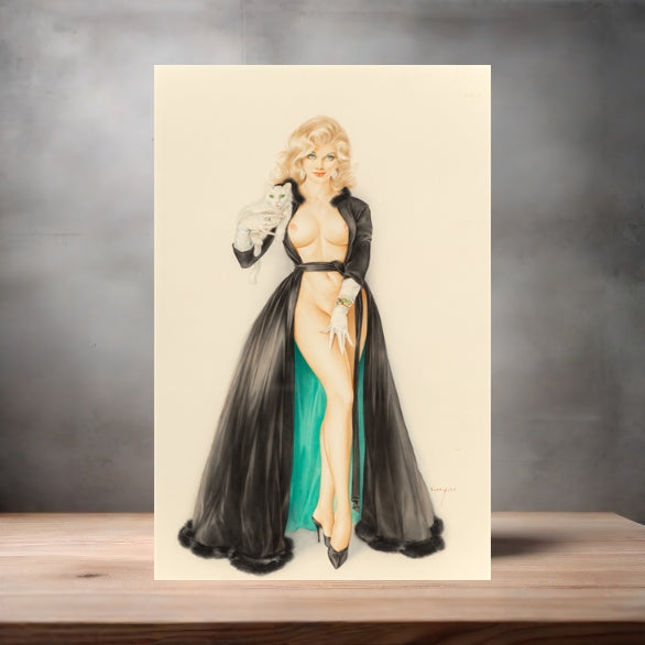Alberto Vargas sexy pinup metal posters. Multiple sizes and photos. Playboy v3