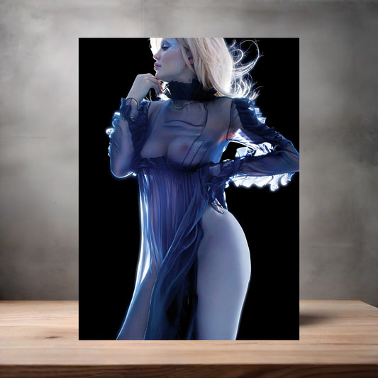 Kylie Jenner metal poster. Multiple sizes available. Beautiful and sexy v6