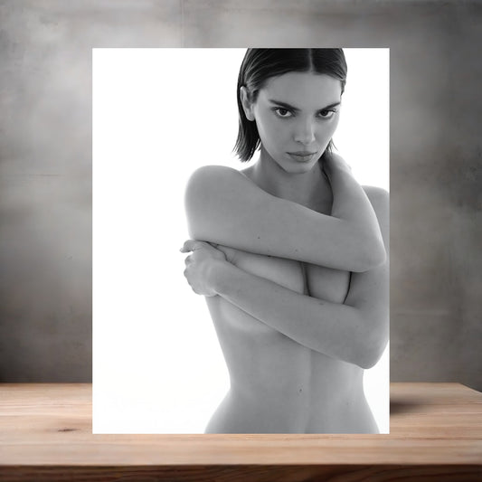 Kendall Jenner metal poster. Multiple sizes available. Beautiful and sexy v9