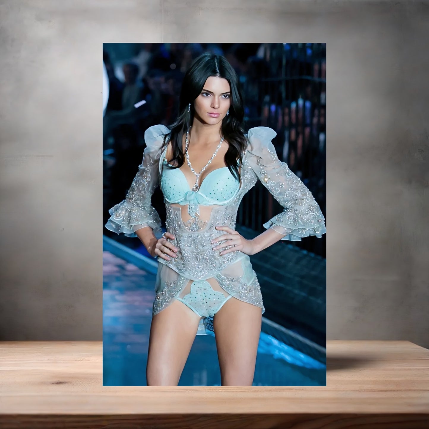 Kendall Jenner metal poster. Multiple sizes available. Beautiful and sexy v7