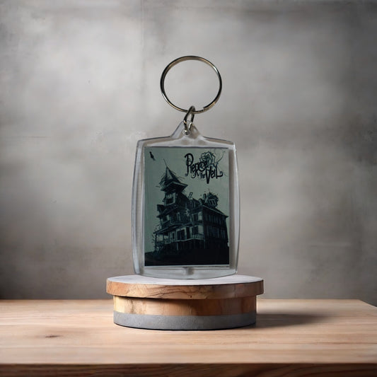 Pierce the Veil keychain on aluminum prints.