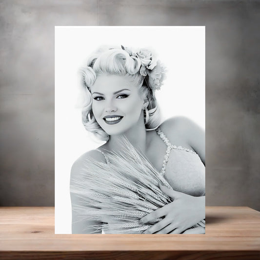Anna Nicole Smith metal poster. Multiple sizes available. Beautiful and sexy v8