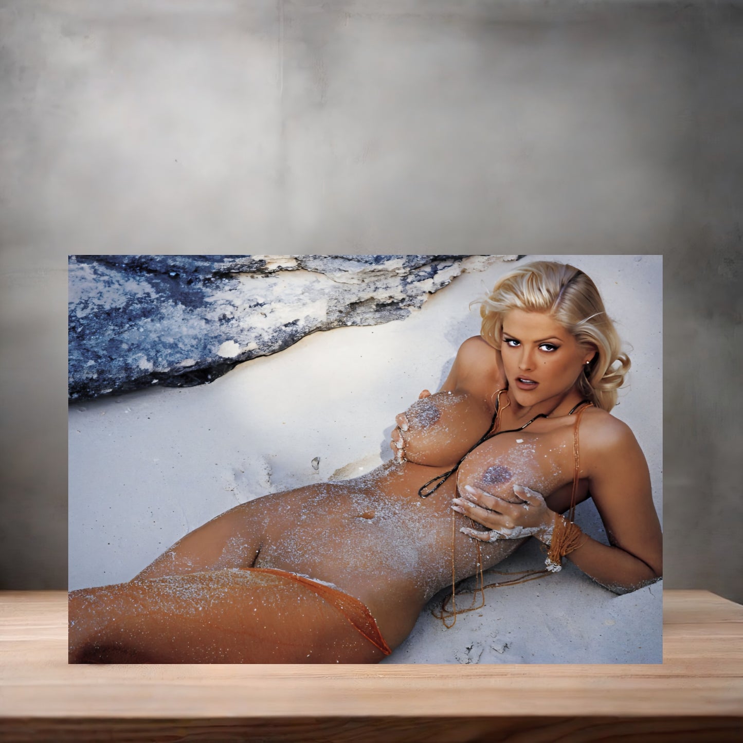 Anna Nicole Smith metal poster. Multiple sizes available. Beautiful and sexy F