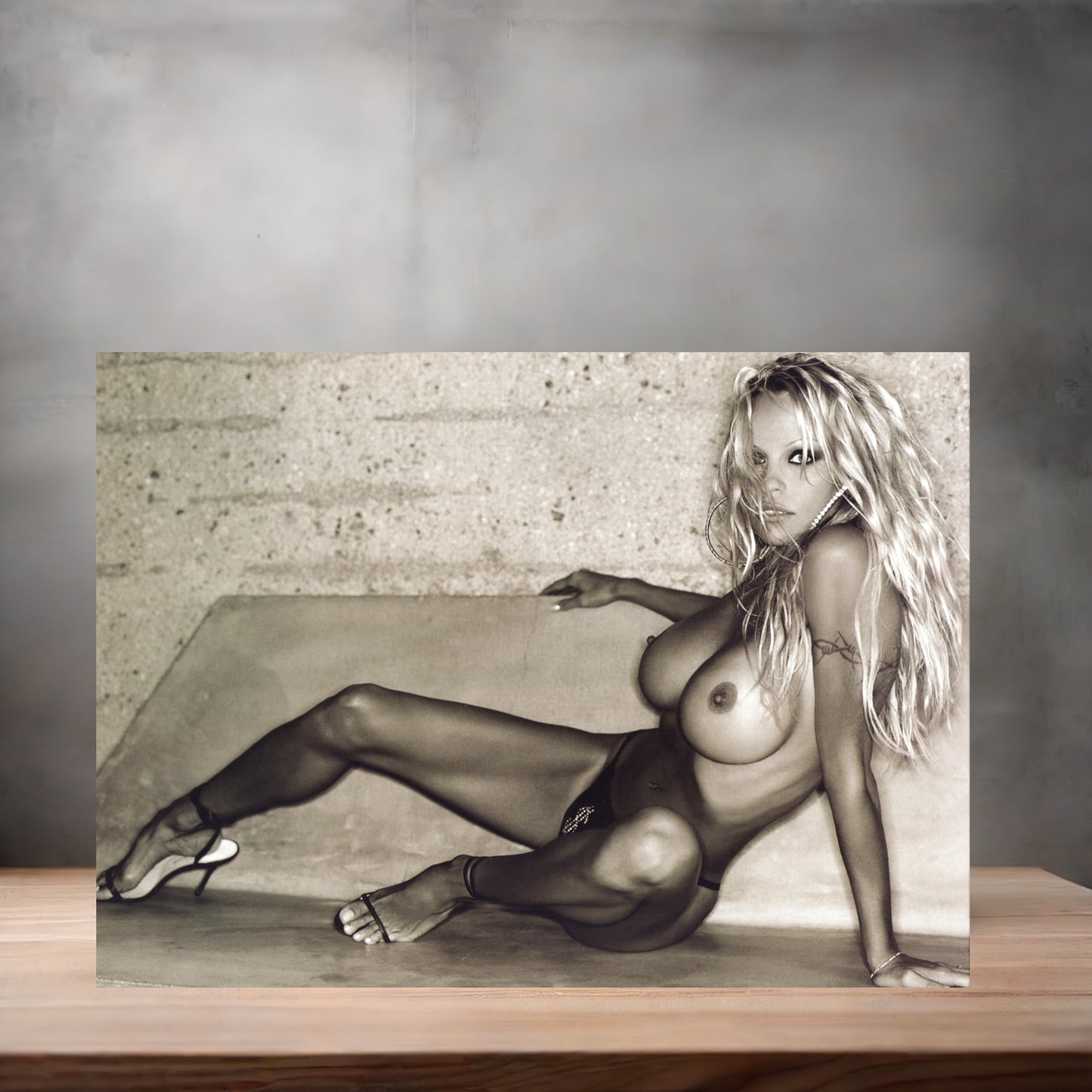 Pamela Anderson NSFW metal poster. Multiple sizes available. Beautiful and sexy C1