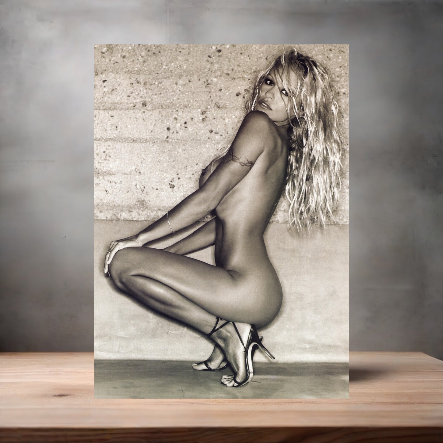 Pamela Anderson NSFW metal poster. Multiple sizes available. Beautiful and sexy F4