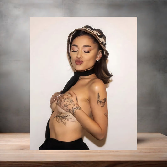 Ariana Grande metal poster. Multiple sizes available. Beautiful and sexy
