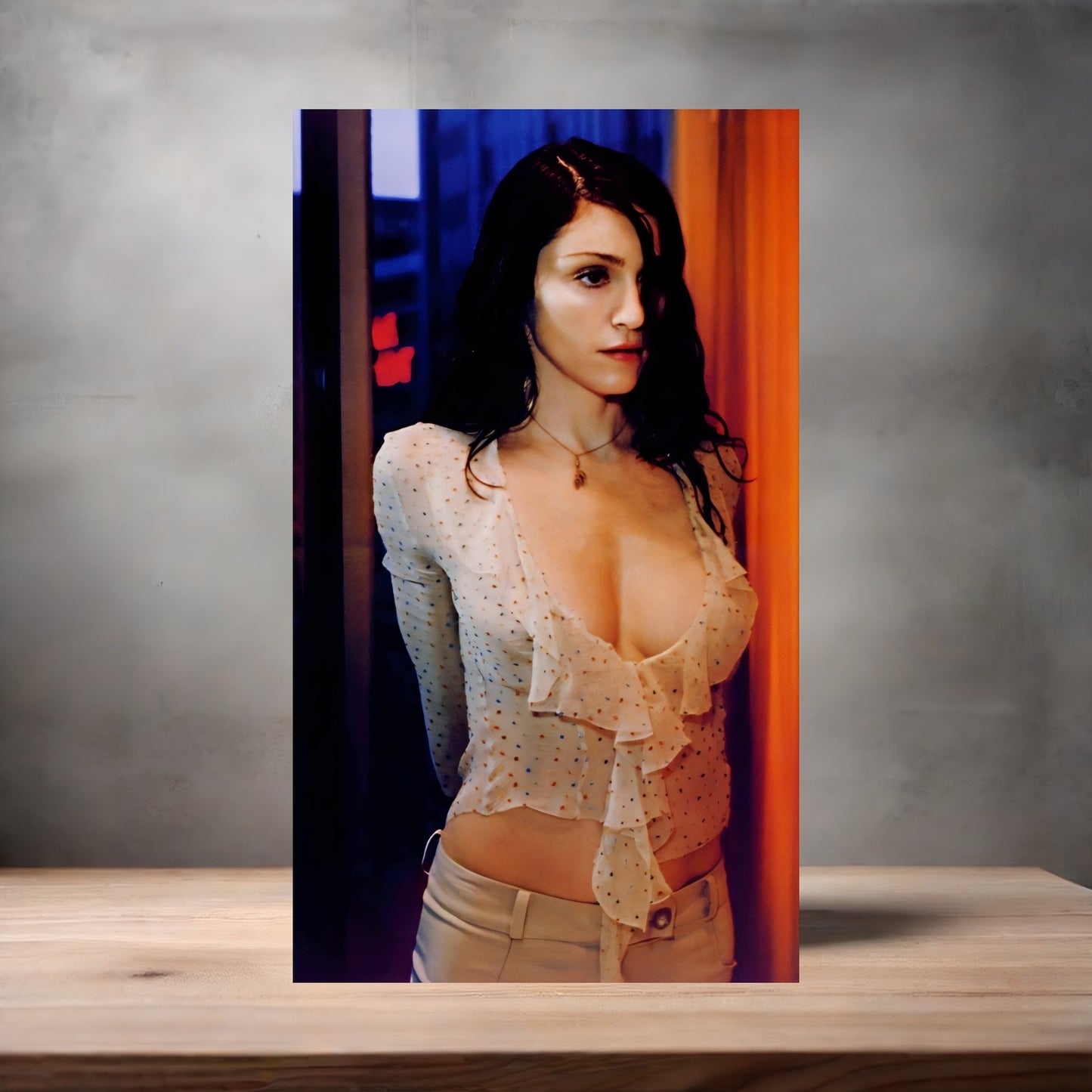 Sexy Madonna metal poster. Multiple sizes available. Hot NSFW V14