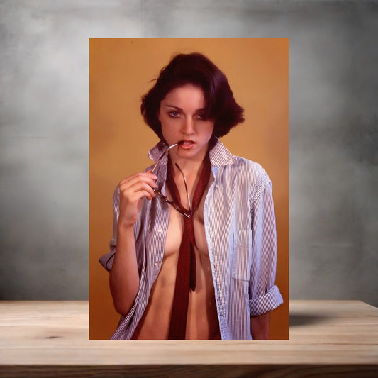 Sexy Madonna metal poster. Multiple sizes available. Hot NSFW V13