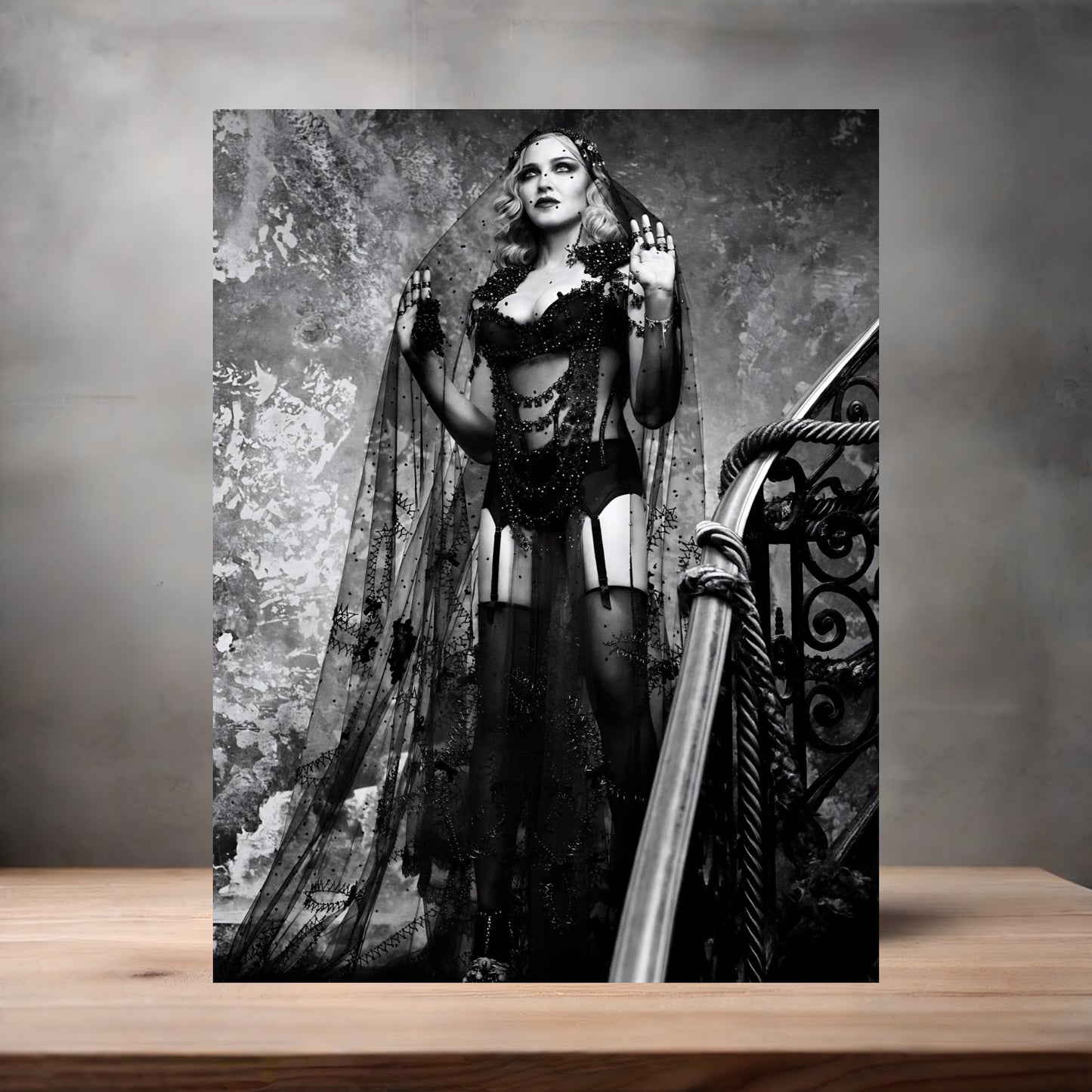 Sexy Madonna metal poster. Multiple sizes available. Hot NSFW V12
