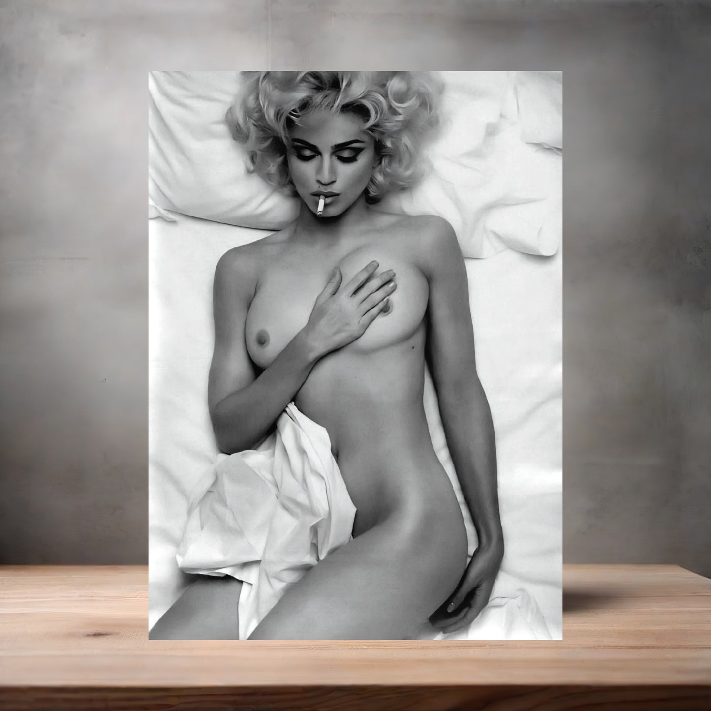 Sexy Madonna metal poster. Multiple sizes available. Hot NSFW V3