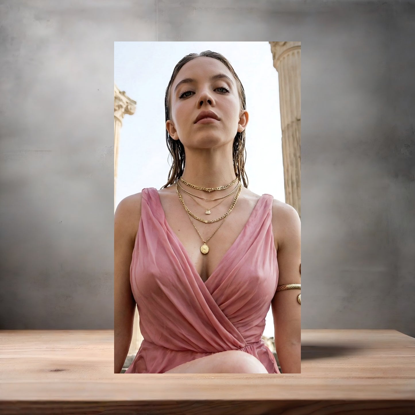 Sexy Sydney Sweeney metal poster. Multiple sizes available. Hot B2