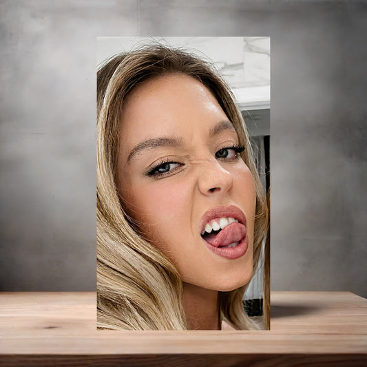 Sexy Sydney Sweeney metal poster. Multiple sizes available. Hot C6