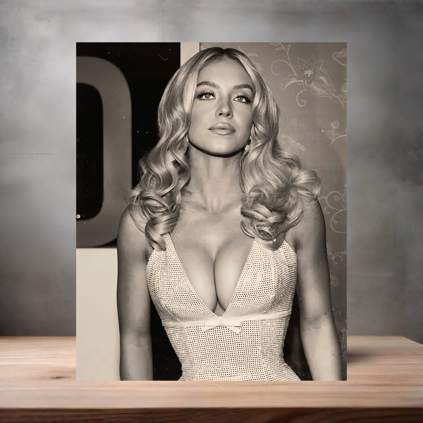Sexy Sydney Sweeney metal poster. Multiple sizes available. Hot E1