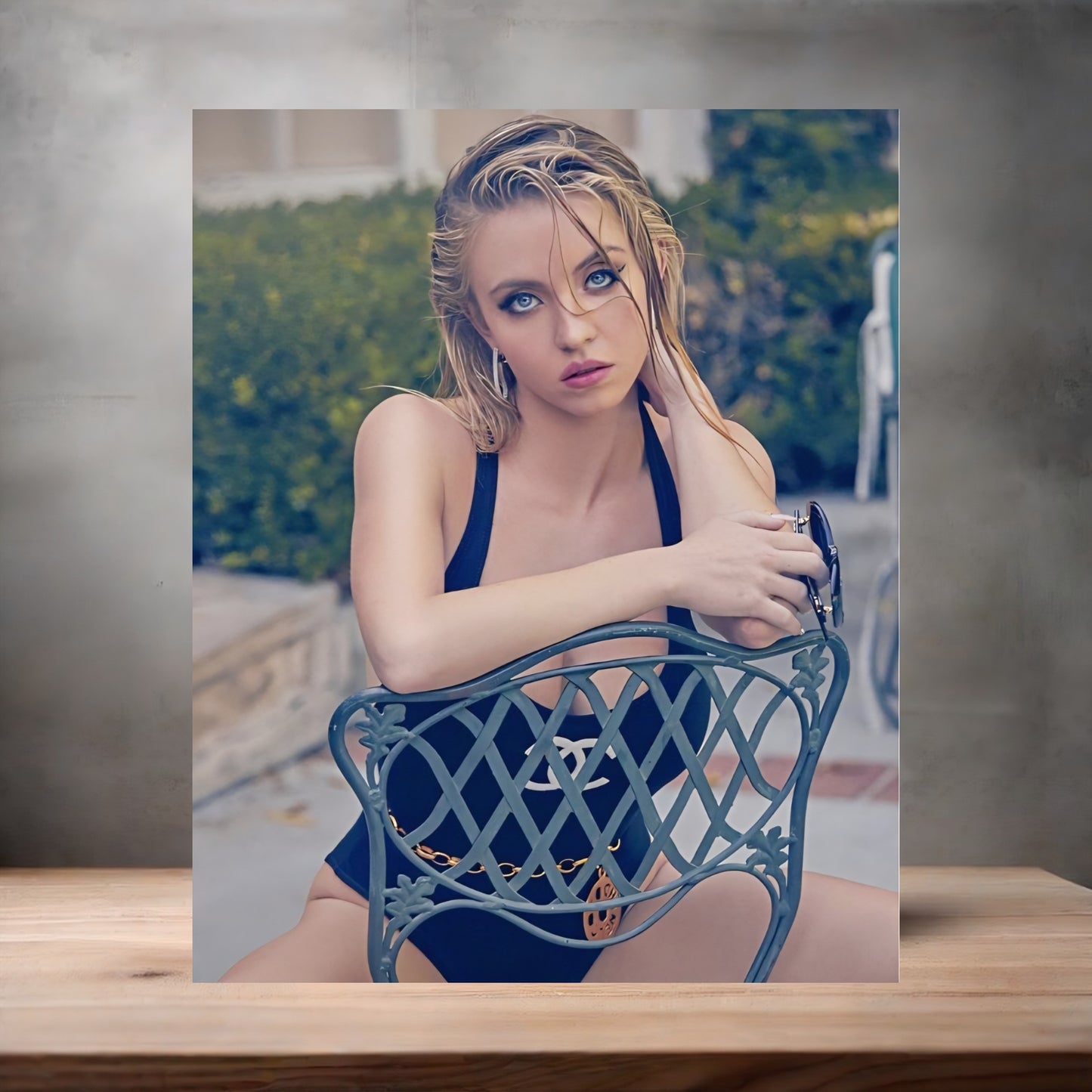 Sexy Sydney Sweeney metal poster. Multiple sizes available. Hot A2
