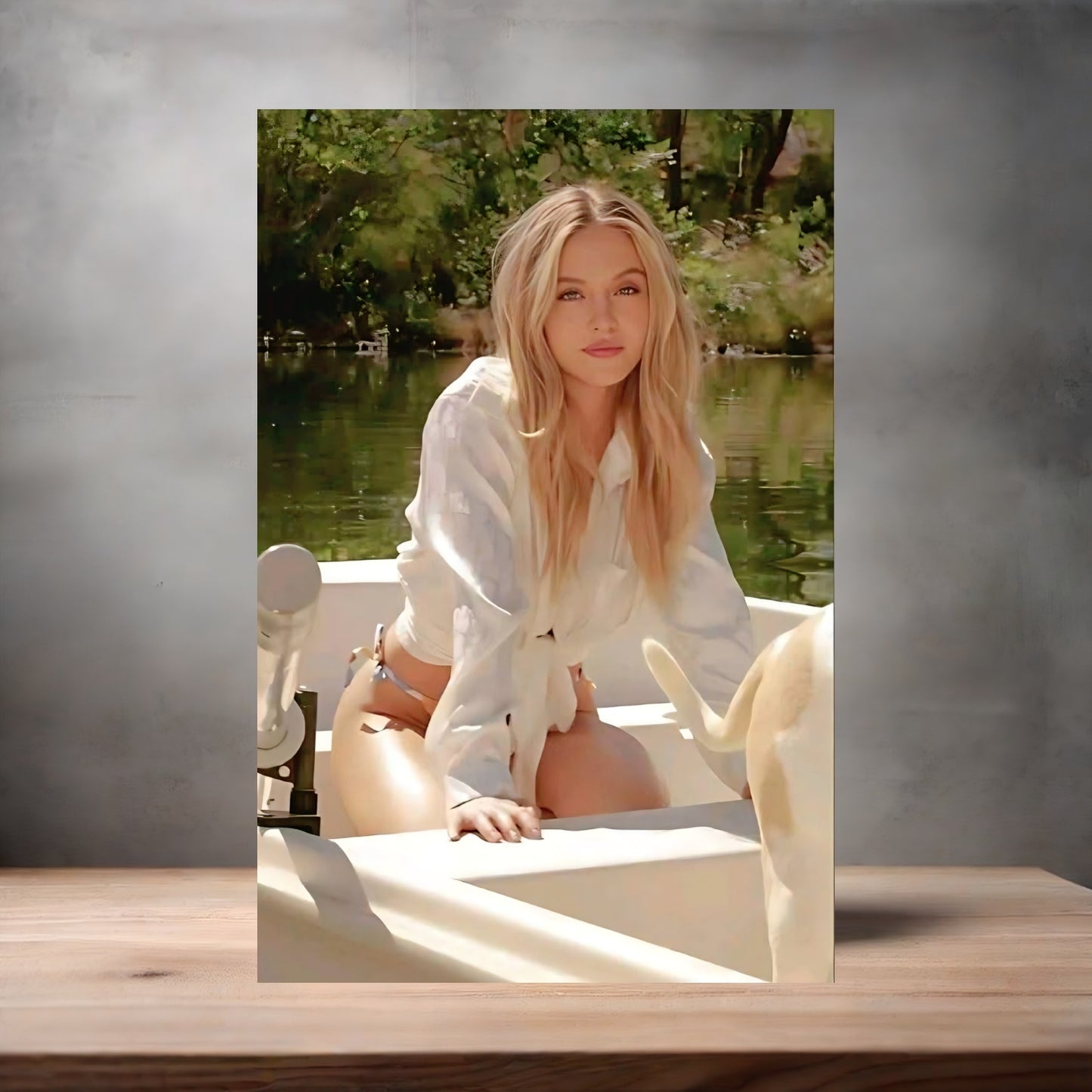 Sexy Sydney Sweeney metal poster. Multiple sizes available. Hot H6