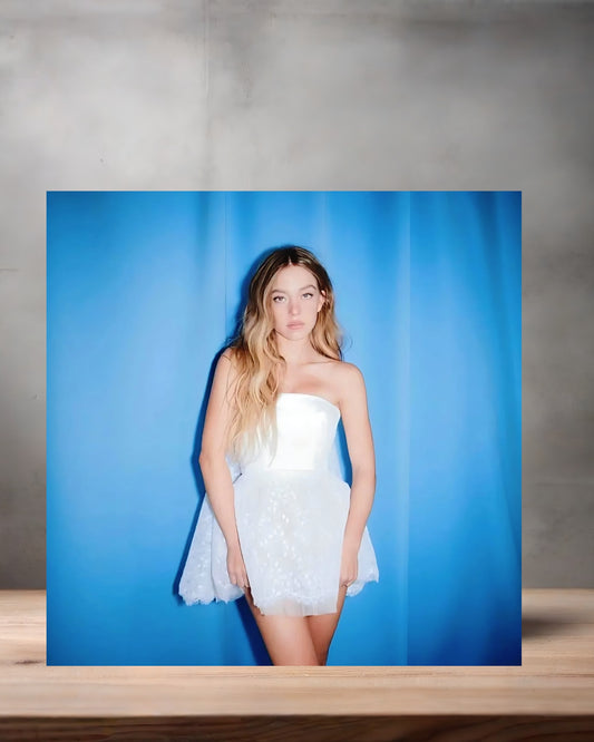 Sexy Sydney Sweeney metal poster. Multiple sizes available. Hot E3