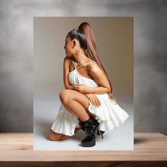 Ariana Grande custom poster, metal print or keychain