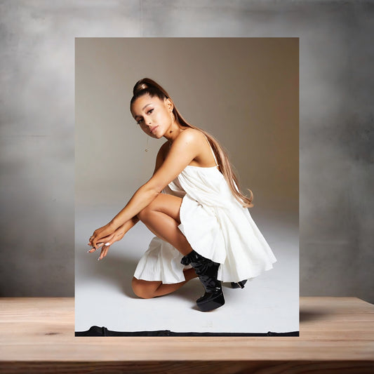 Ariana Grande custom poster, metal print or keychain. A9