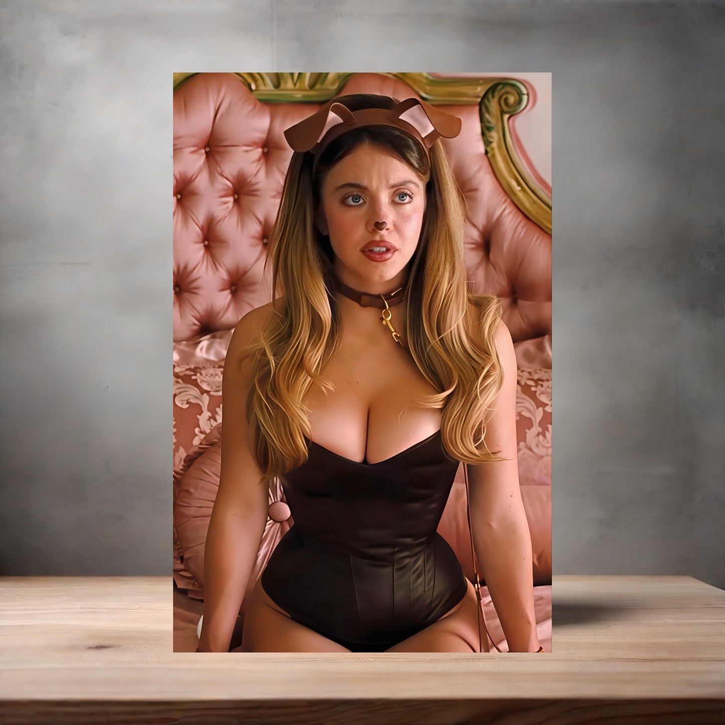 Sexy Sydney Sweeney metal poster. Multiple sizes available. Hot and sexy A8