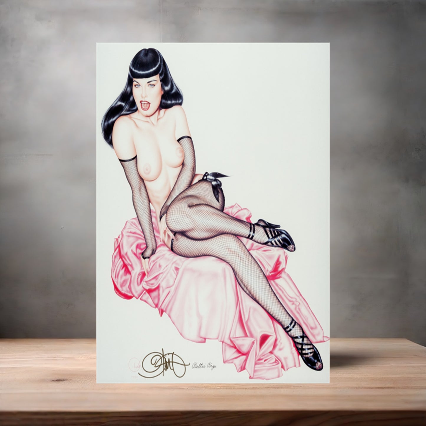 Olivia De Berardinis NSFW poster with multiple size and finish options. Banned in Boston
