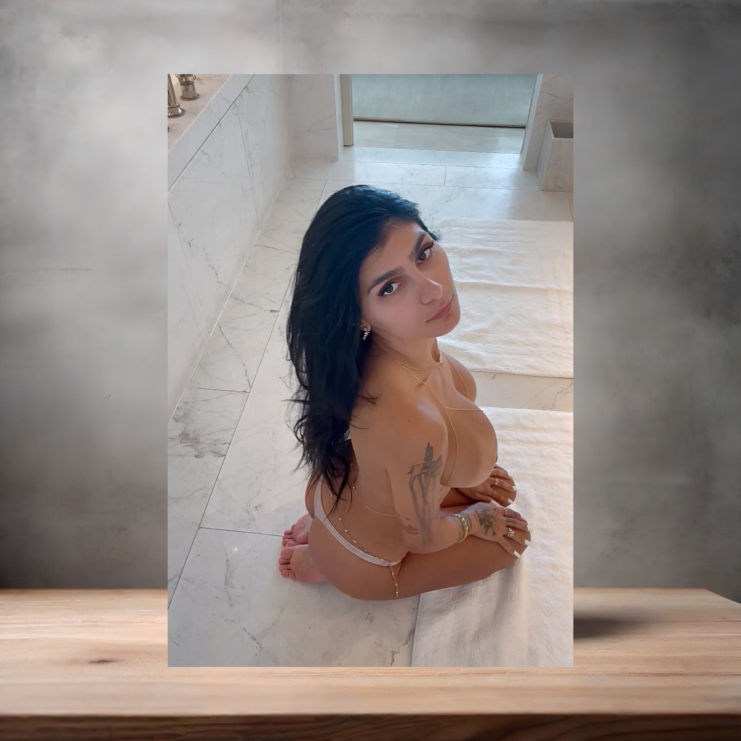 Mia Khalifa NSFW poster with multiple size and finish options. A4