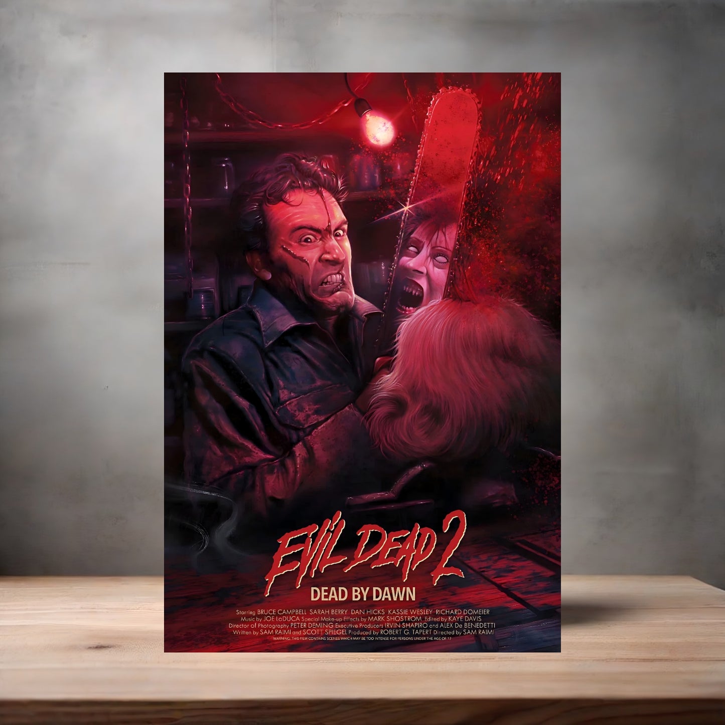 The Evil Dead horror movie poster with multiple size and finish options. C3