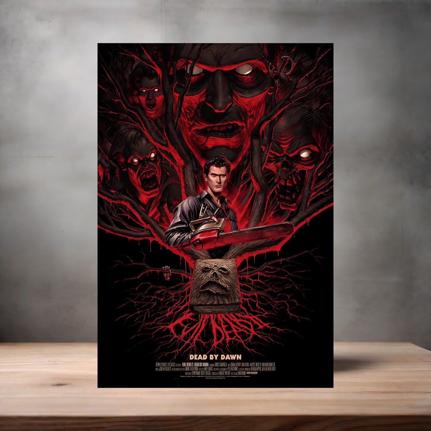 The Evil Dead horror movie poster with multiple size and finish options. C4