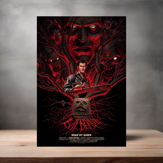 The Evil Dead horror movie poster with multiple size and finish options. C4