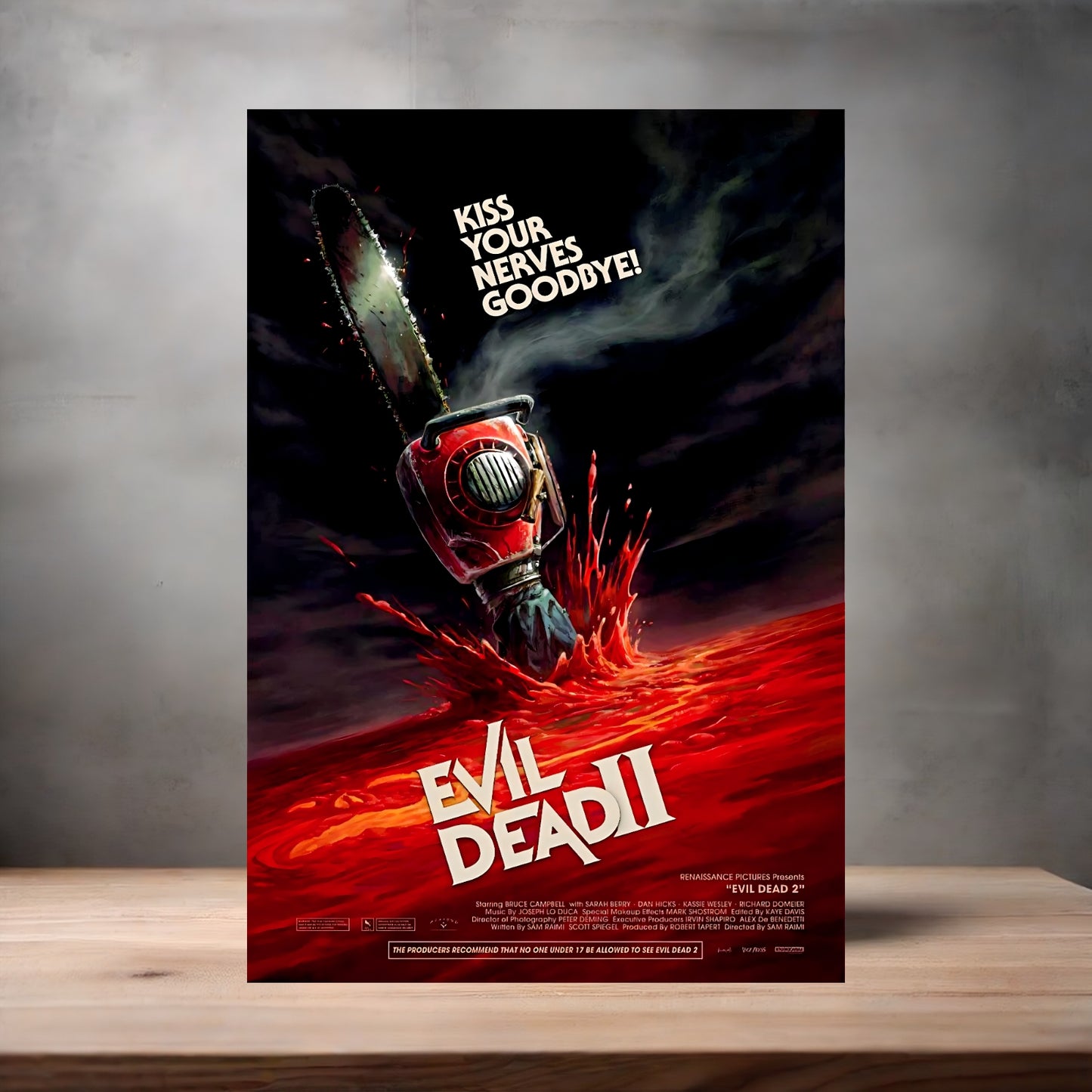 The Evil Dead horror movie poster with multiple size and finish options. a2