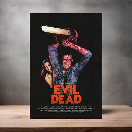 The Evil Dead horror movie poster with multiple size and finish options. B1