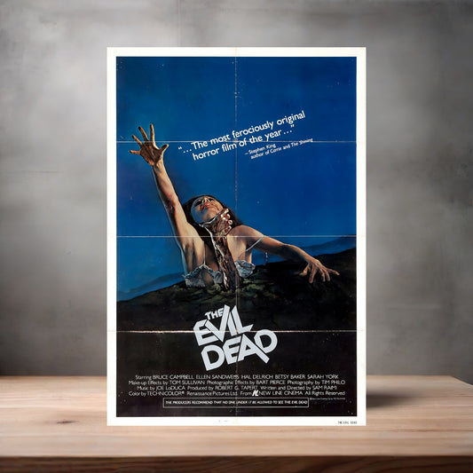 The Evil Dead horror movie poster with multiple size and finish options. a7