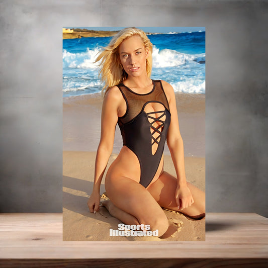 Paige Spiranac Sports Illustrated swimsuit poster with multiple size and finish options. B3