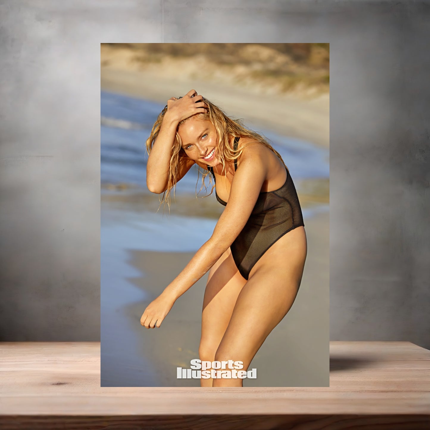 Camille Kostek Sports Illustrated swimsuit poster with multiple size and finish options. D2