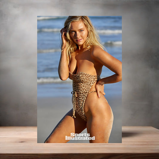 Camille Kostek Sports Illustrated swimsuit poster with multiple size and finish options. D1