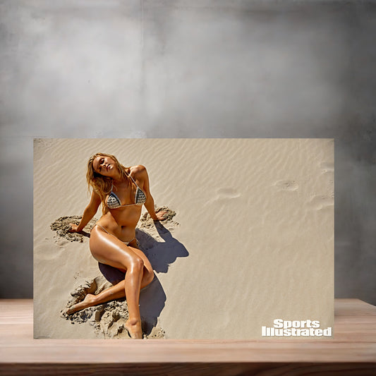 Camille Kostek Sports Illustrated swimsuit poster with multiple size and finish options. C7