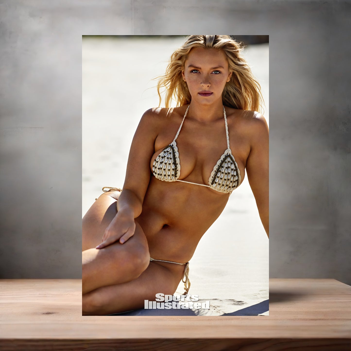 Camille Kostek Sports Illustrated swimsuit poster with multiple size and finish options. C4