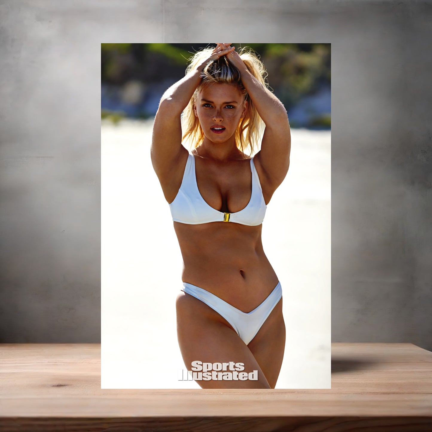 Camille Kostek Sports Illustrated swimsuit poster with multiple size and finish options. B9