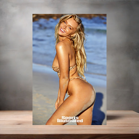 Camille Kostek Sports Illustrated swimsuit poster with multiple size and finish options. B2