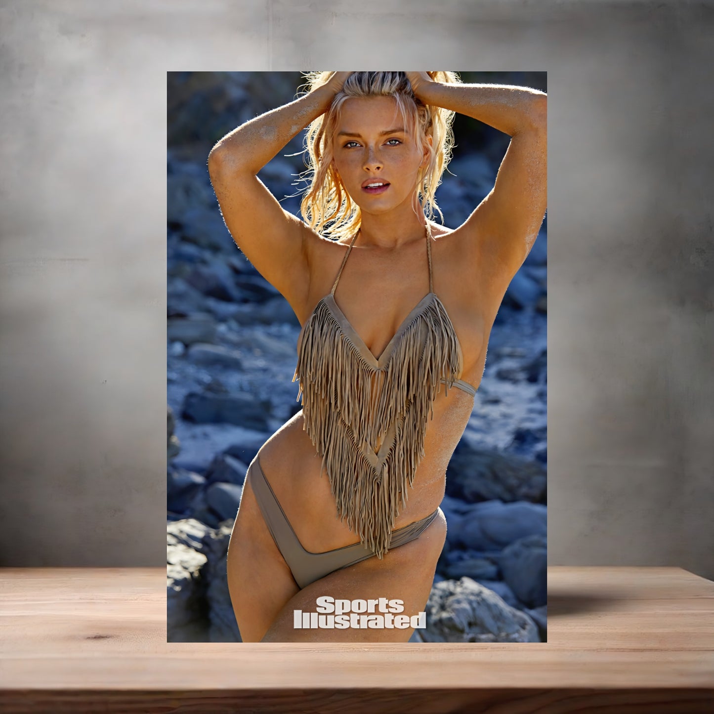 Camille Kostek Sports Illustrated swimsuit poster with multiple size and finish options. B4