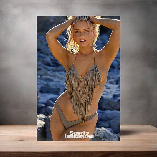 Camille Kostek Sports Illustrated swimsuit poster with multiple size and finish options. B4