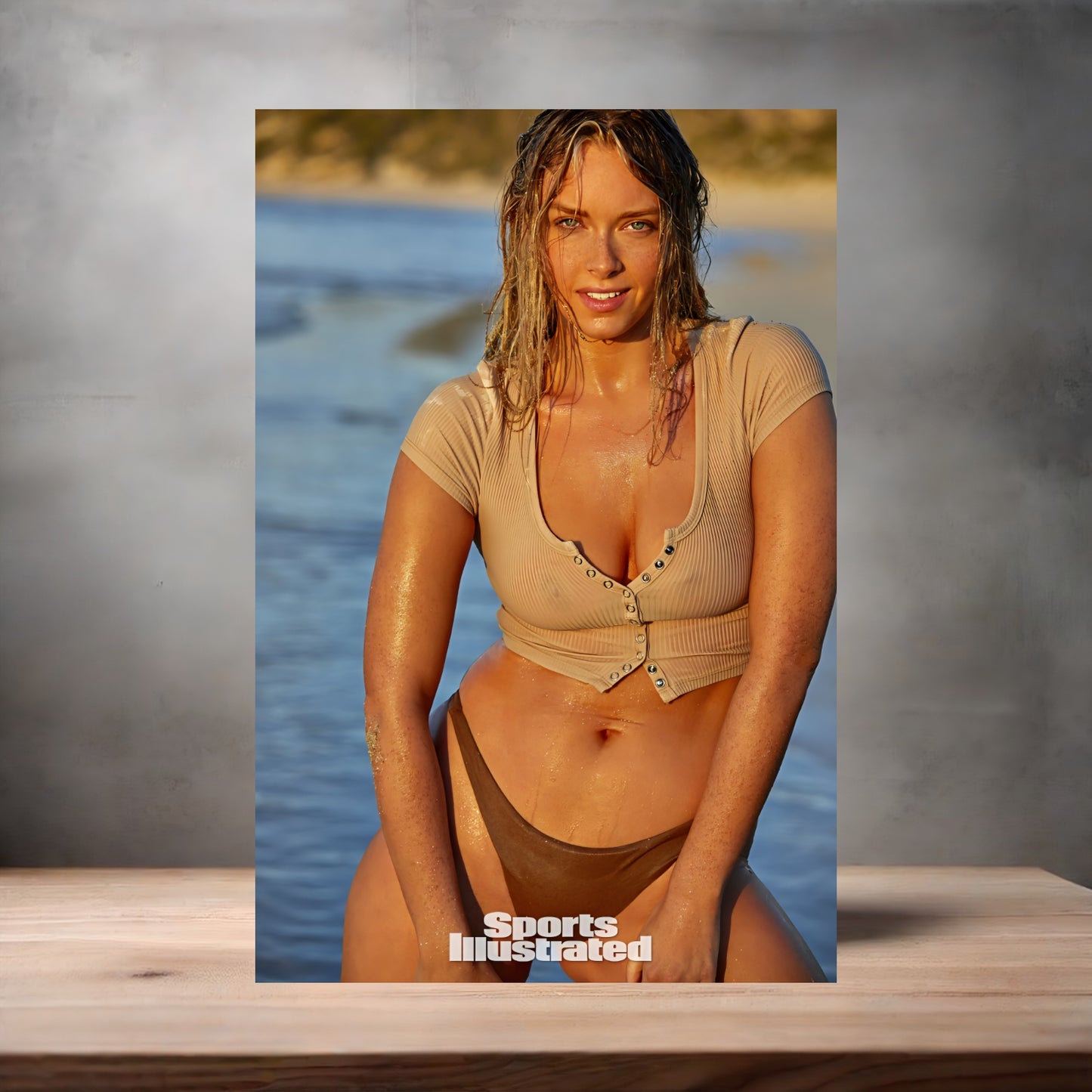 Camille Kostek Sports Illustrated swimsuit poster with multiple size and finish options. B1