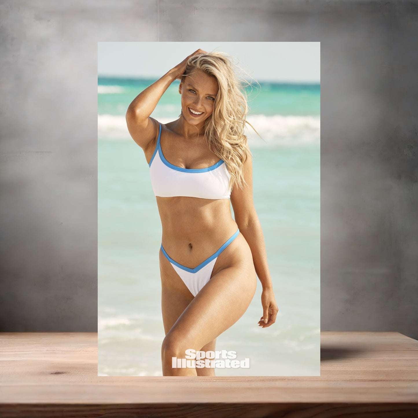 Camille Kostek Sports Illustrated swimsuit poster with multiple size and finish options. A6