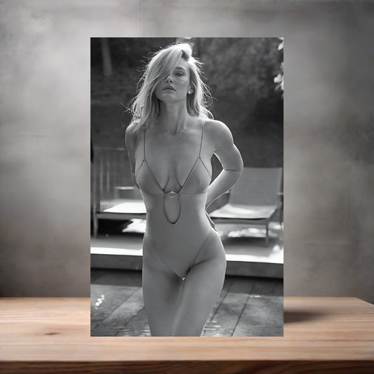 Bar Rafaeli sexy bikini poster with multiple size and finish options. C3