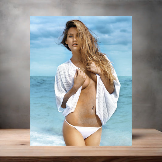 Bar Rafaeli sexy bikini poster with multiple size and finish options. B5